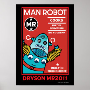 Man Robot the Perfect Man Poster