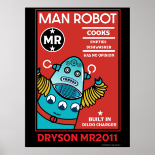 Man Robot the Perfect Man Poster