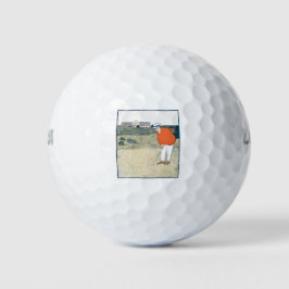 Man spielt Golf von Edward Penfield. Golfball