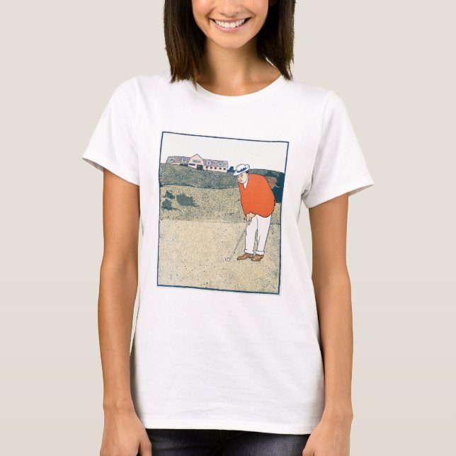 Man spielt Golf von Edward Penfield. T-Shirt (Vorderseite)