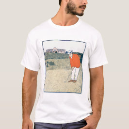 Man spielt Golf von Edward Penfield. T-Shirt