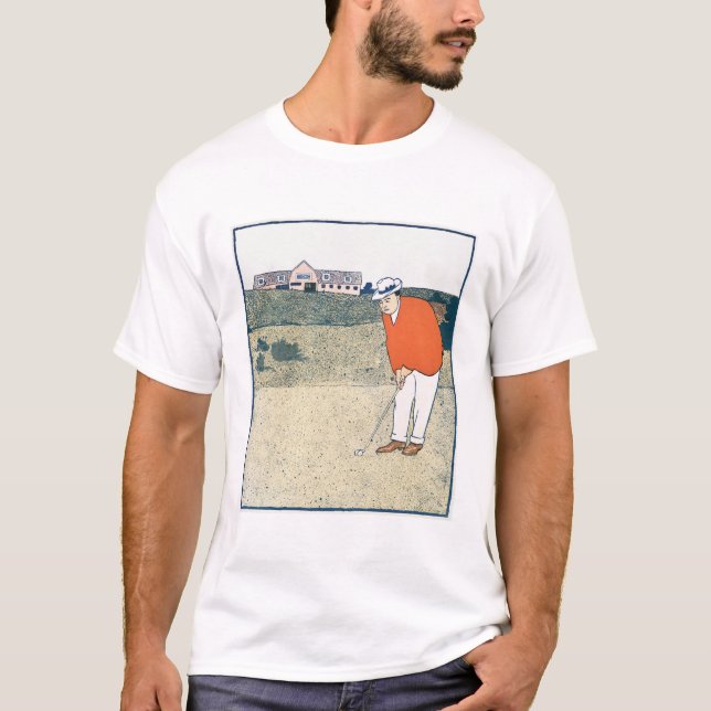 Man spielt Golf von Edward Penfield. T-Shirt (Vorderseite)