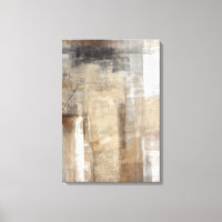 'Man Style' Beige und Braun Abstrakte Kunst