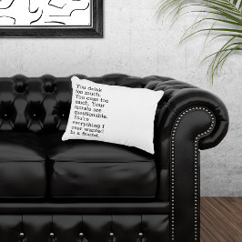 Man trinkt zu viel Akzent Kissen