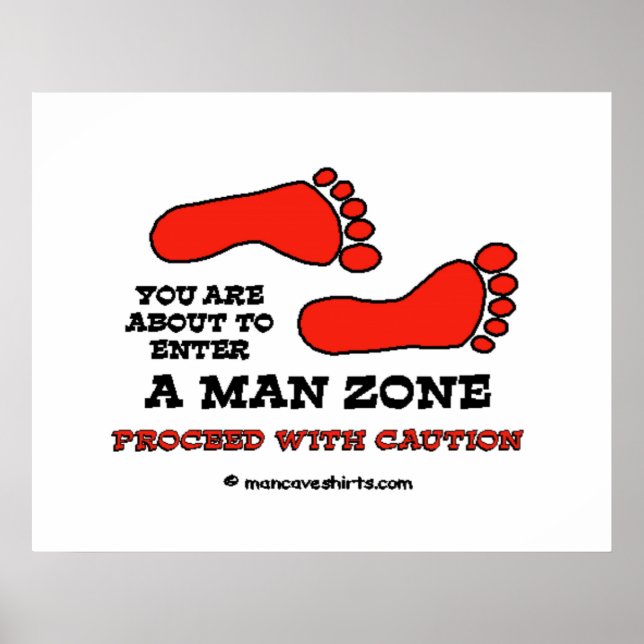 Man Zone Poster (Vorne)