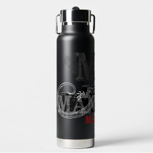 Mana Atua - göttliche Kräfte - dunkel Trinkflasche