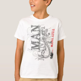 Mana Atua - Power von den Göttern (weißer T - Shir T-Shirt