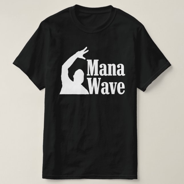 Mana Wave New Zealand Greeting T-Shirt (Design vorne)