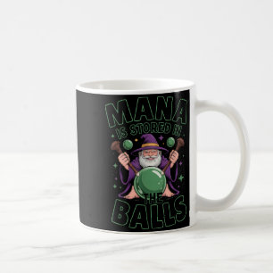 Mana wird im RPG-Humor-Fantasy-Zauberer gespeicher Kaffeetasse