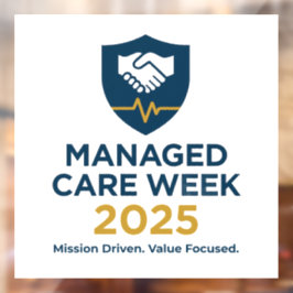 Managed Care Week 2025 - 4.00 x 4.00 Window Cling Fensteraufkleber