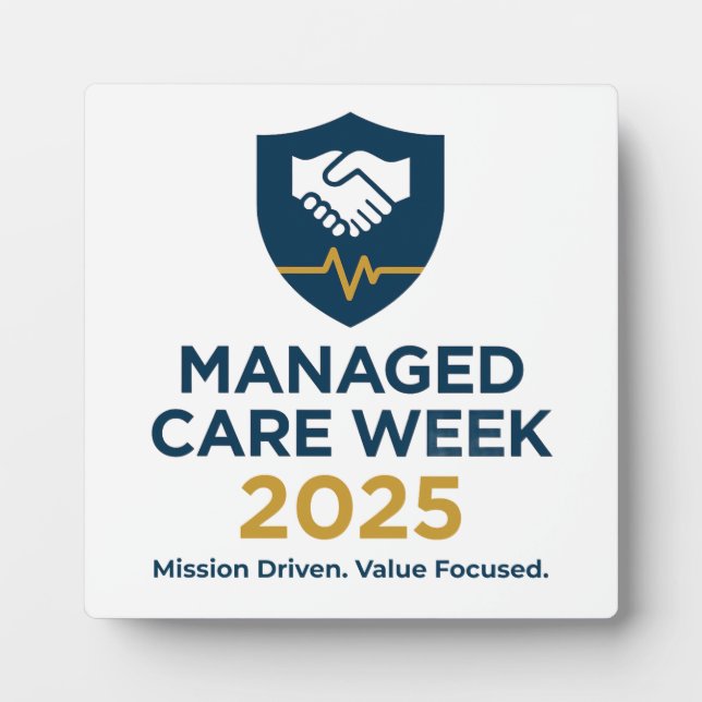 Managed Care Week 2025 - 5.25 x 5.25 with Easel Fotoplatte (Vorderseite)