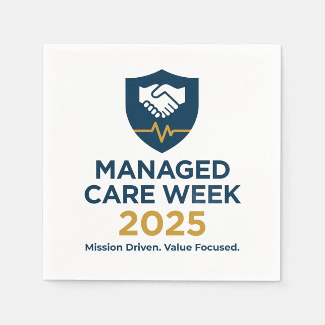 Managed Care Week 2025 - Cocktail Servietten (Vorderseite)