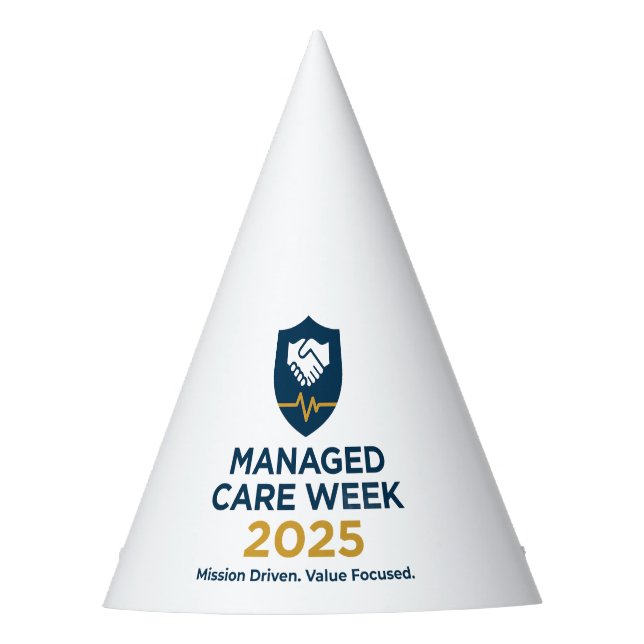 Managed Care Week 2025 - Party Hat! Partyhütchen (Vorderseite)