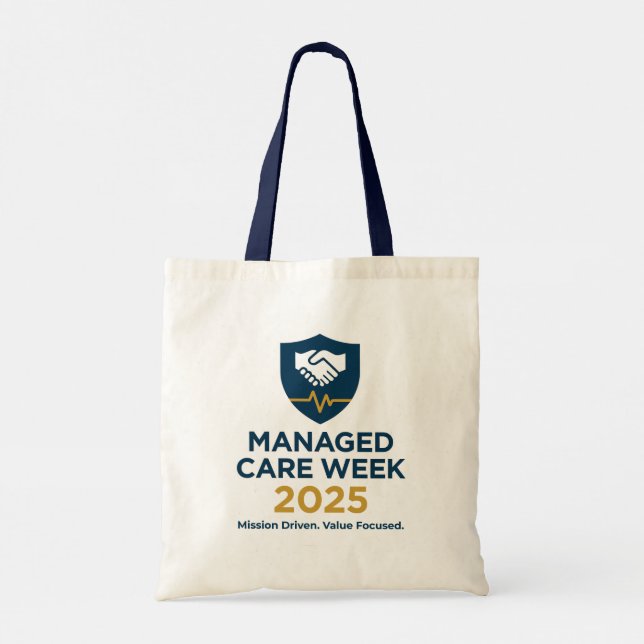 Managed Care Week 2025 - Tote Bag Tragetasche (Rückseite)