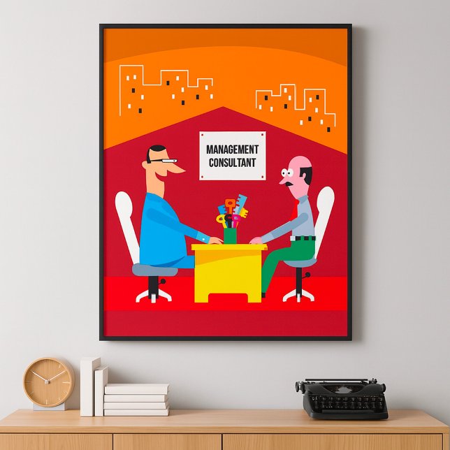 Management Consulting Meeting Poster (Von Creator hochgeladen)