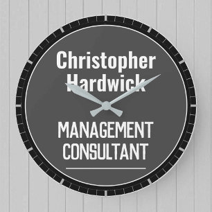 Managementberatung für die Wall-Uhr Große Wanduhr