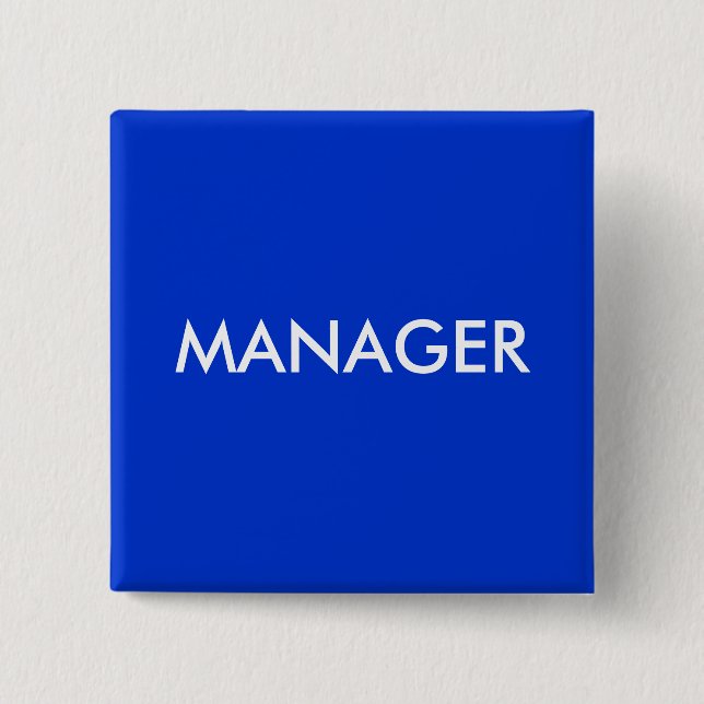 MANAGER BUTTON (Vorderseite)