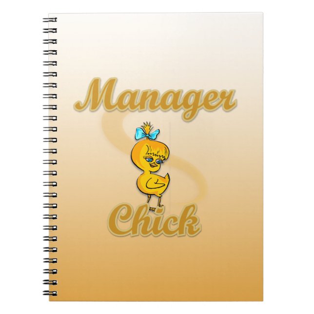 Manager Chick Notizblock (Vorderseite)