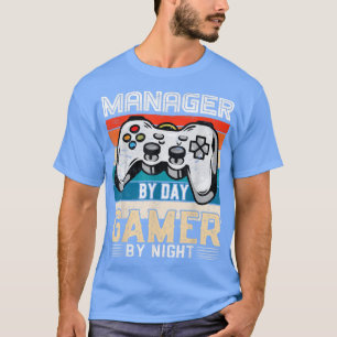 Manager für Gamer bei Nacht - Videospielfans Re T-Shirt
