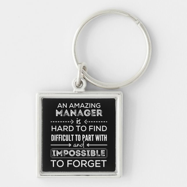 Manager, Geschenk für Manager, ein wahrlich großar Schlüsselanhänger (Vorne)
