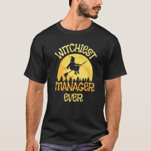 Manager Hexenmeister Halloween-Spaß T-Shirt