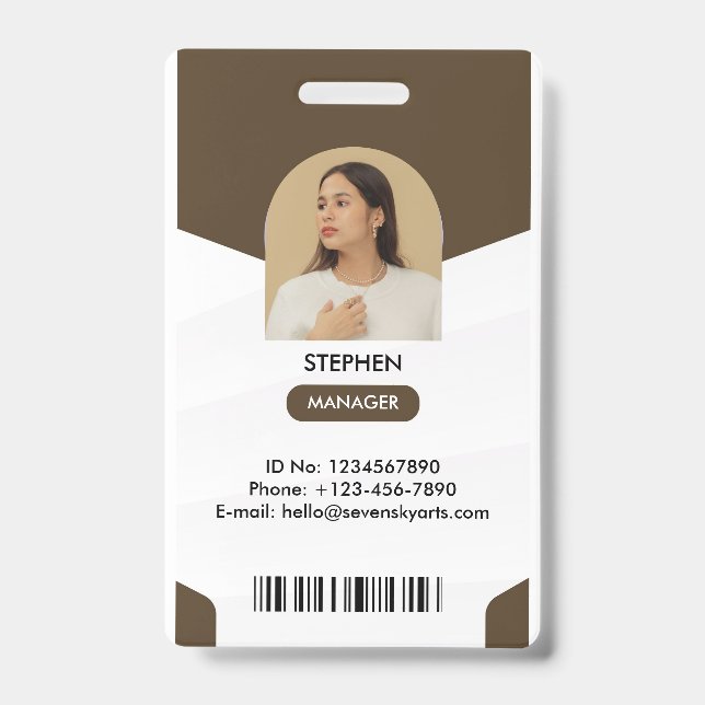 Manager-ID-Karte Ausweis (Vorderseite)