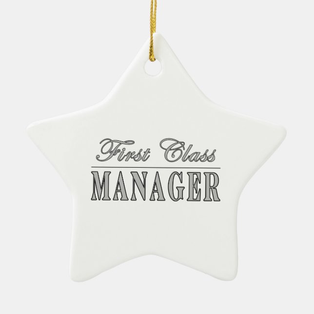 Manager-Klassen-Manager Keramikornament (Vorne)