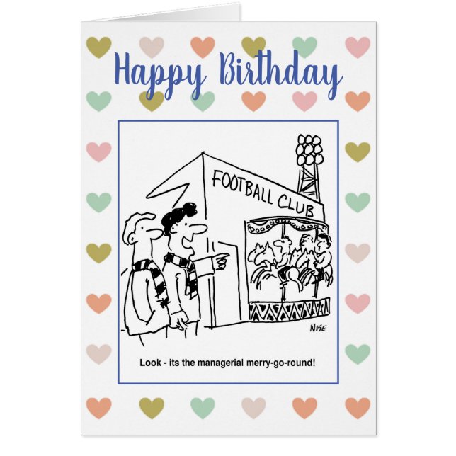 Manager Merry-Go-Round Football Cartoon (Vorne)