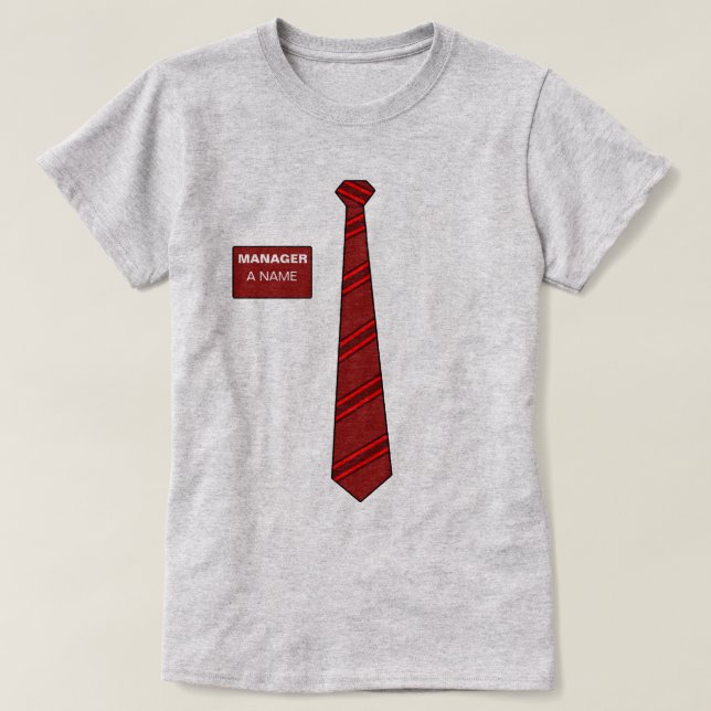 Manager Necktie Shirt (Design vorne)