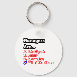 Manager Quiz...Joke Schlüsselanhänger