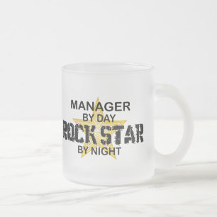 Manager-Rockstar bis zum Nacht Mattglastasse