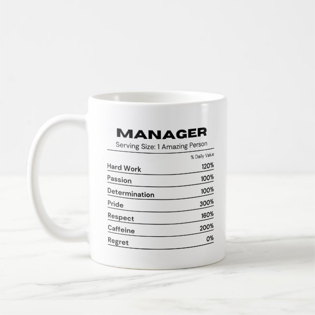 Manager und Teamleiter erzielen einen täglichen Nu Kaffeetasse (Links)