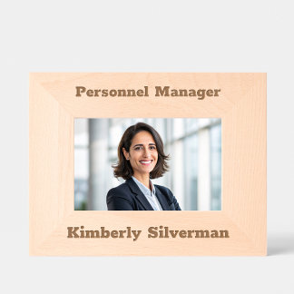 Manager Vollständiger Name Moderner Jobtitel Rusti Geätzte Rahmen