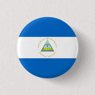Managua-Flagge, Flagge Nicaraguas Button