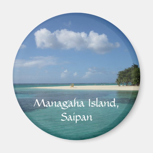 Manaha Island Magnet (Vorne)