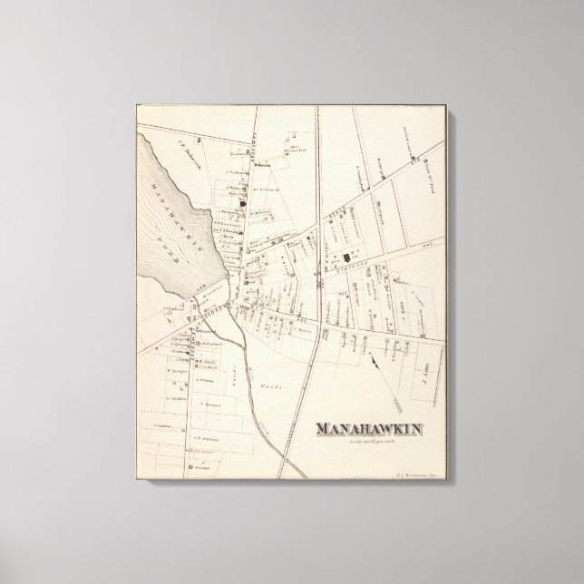 Manahawkin, New Jersey Leinwanddruck (Vorderseite)