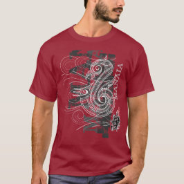 Manaia - Wächter (silbernes Schreiben) T-Shirt