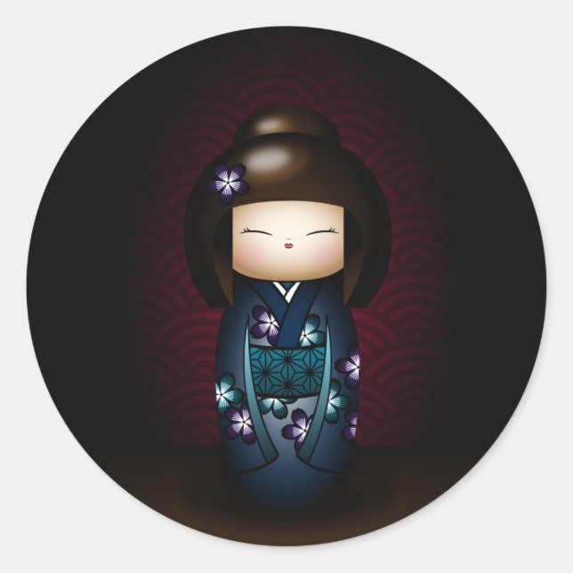 Manami Runder Aufkleber (Vorderseite)