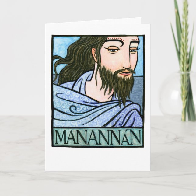 Manannán Greeting Card Karte (Vorderseite)