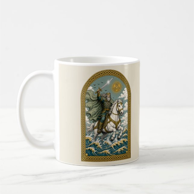 Manannan mac Lir Kaffeetasse (Links)