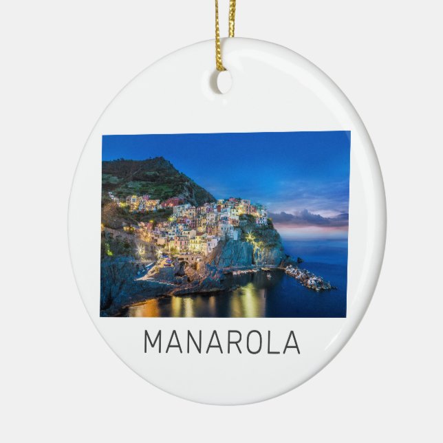 Manarola Cinque Terre La Spezia Italien Panorama Keramik Ornament (Links)