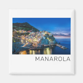 Manarola Cinque Terre La Spezia Italien Panorama Magnet