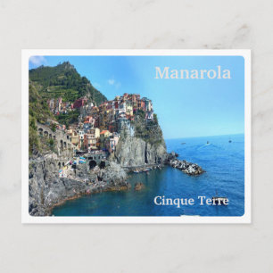 MANAROLA - Italien - Cinque Terre - PANORAMA Postkarte