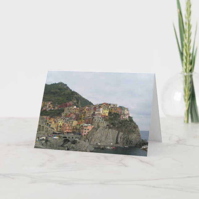 Manarola Italien Karte (Vorderseite)