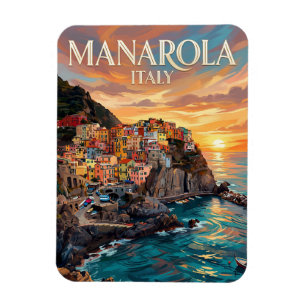 Manarola Italien Magnet