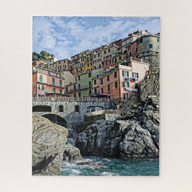 Manarola Italy Travel Adventure - 16x20 - 520 pc Puzzle (Vertikal)