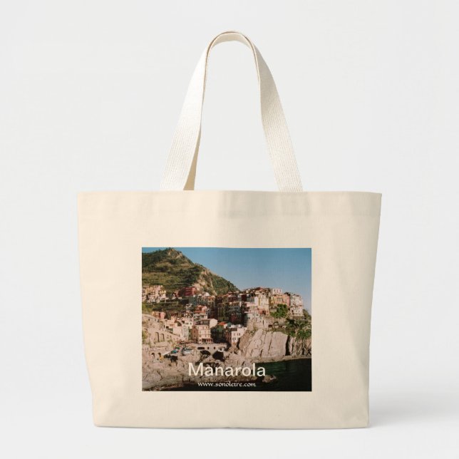 Manarola Panorama Bag Jumbo Stoffbeutel (Vorne)