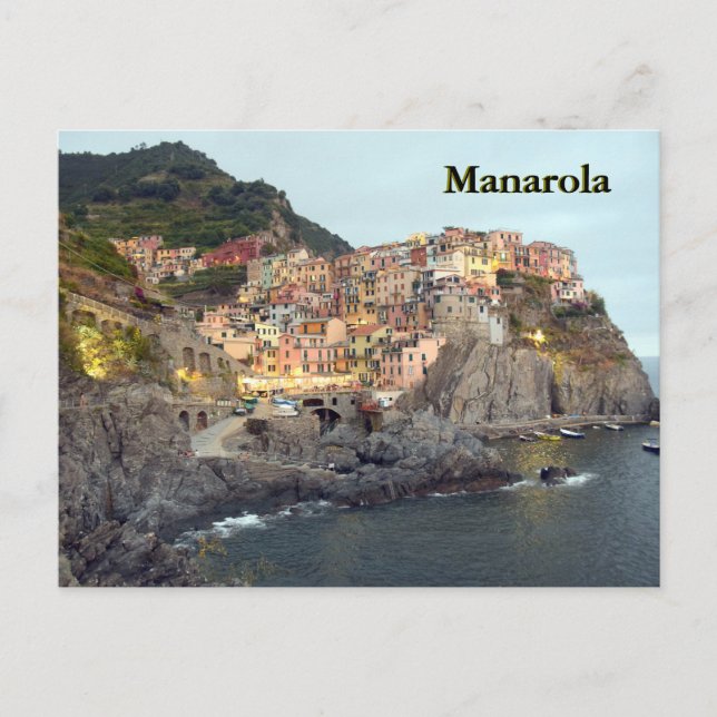 Manarola Postkarte (Vorderseite)