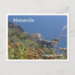 MANAROLA - Terrasse - Cinque Terre Postkarte