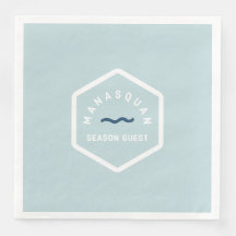 Manasquan Beach Abzeichen Napkins